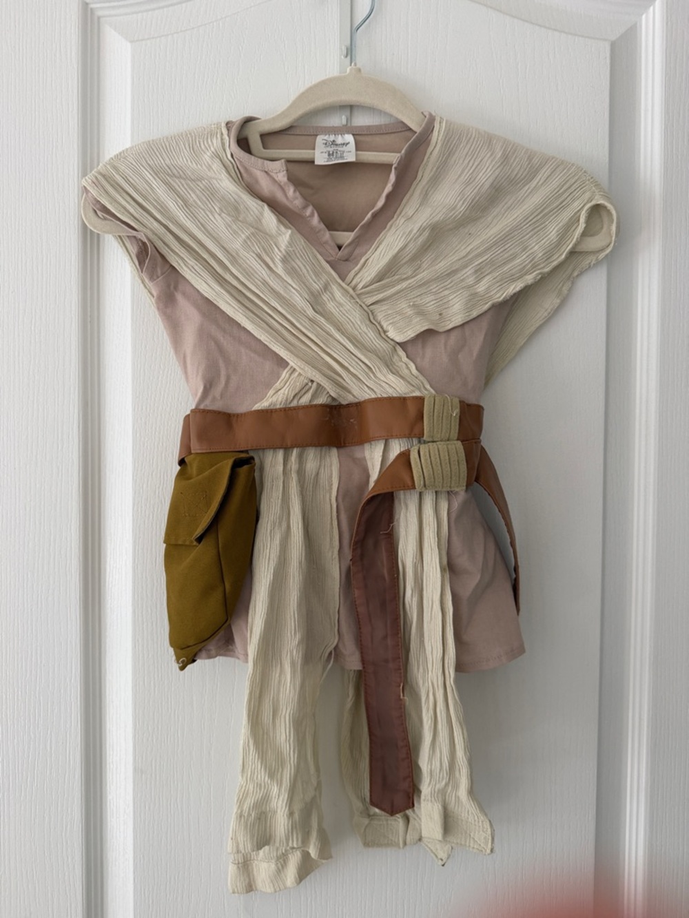 Star Wars Rey Costume (top only) Set in Cream & Tan Size 5/6 or up to 116 cm